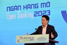 Phó Thống đốc Ngân hàng Nhà nước Phạm Tiến Dũng phát biểu tại hội thảo. (Ảnh: PV/Vietnam+)