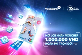 Khi chi tiêu thẻ VietinBank JCB Credit Platinum, chủ thẻ được nhận nhiều đặc quyền ưu đãi. (Ảnh: Vietnam+) 