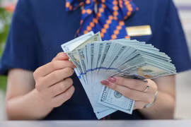 Tỷ giá tăng mạnh trong những ngày gần đây. (Ảnh: PV/Vietnam+)