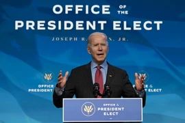 Tổng thống đắc cử Mỹ Joe Biden. (Ảnh: AFP/TTXVN)