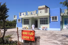 Khu vực cách ly tập trung. (Ảnh: Phan Sáu/TTXVN)