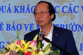 Thứ trưởng Bộ Tài nguyên và Môi trường Võ Tuấn Nhân. (Ảnh: Công Tường/TTXVN)
