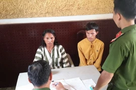 Các đối tượng trong vụ án. (Ảnh: TTXVN phát)