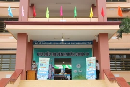 Bệnh viện Dã chiến Ngô Quyền tại huyện Dầu Tiếng, tỉnh Bình Dương. (Ảnh: TTXVN)