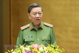 Bộ trưởng Bộ Công an Tô Lâm. (Ảnh: Phương Hoa/TTXVN)