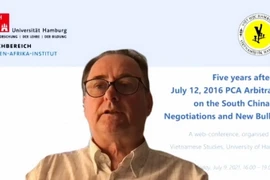 Giáo sư Thomas Engelbert- Đại học Hamburg. (Ảnh: Mạnh Hùng/Vũ Tùng/Vietnam+)