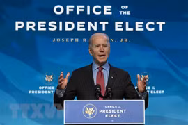Tổng thống Mỹ đắc cử Joe Biden. (Nguồn: AFP/TTXVN)