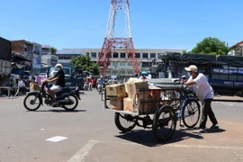 80 người là chủ phương tiện, hộ kinh doanh, người làm việc tại bến xe và nhân viên Ban quản lý bến xe nội thành Tuy Hòa sẽ được lấy mẫu xét nghiệm COVID-19 lúc 14 giờ ngày 10/7. (Ảnh: Phạm Cường/TTXVN)