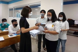 Gần 70.000 thí sinh ở nhiều địa phương đã dự Kỳ thi đánh giá năng lực đợt 1 do Đại học Quốc gia TP Hồ Chí Minh. (Ảnh: Thu Hoài/TTXVN) 