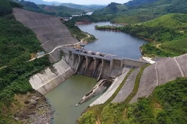 Công trình thủy điện A Lưới ở Thừa Thiên-Huế. (Ảnh: Hồ Cầu/TTXVN)