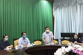 Giám đốc Sở Y tế tỉnh Vĩnh Long Văn Công Minh. (Ảnh: Lê Thúy Hằng/TTXVN)