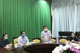 Giám đốc Sở Y tế tỉnh Vĩnh Long Văn Công Minh. (Ảnh: Lê Thúy Hằng/TTXVN)