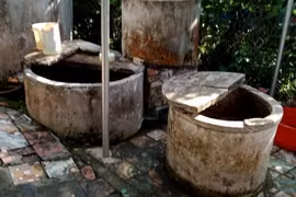 Khu vực giếng nước nơi xảy ra vụ việc. (Nguồn: thanhnien)