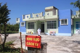 Khu vực cách ly bệnh nhân COVID-19. (Ảnh: Phan Sáu/TTXVN)