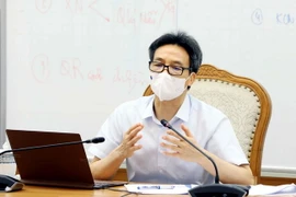 Phó Thủ tướng Chính phủ Vũ Đức Đam phát biểu chỉ đạo. (Ảnh: Phạm Kiên/TTXVN)