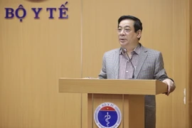 Phó Giáo sư Lương Ngọc Khuê Cục trưởng Cục quản lý Khám, chữa bệnh, Phó Trưởng Tiểu ban điều trị Ban Chỉ đạo Quốc gia phòng, chống dịch COVID-19. (Ảnh: Minh Quyết/TTXVN)