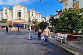 Quang cảnh tại quận Ninh Kiều, thành phố Cần Thơ. (Ảnh: TTXVN phát)