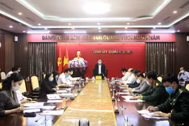 Ủy viên Trung ương Đảng, Bí thư Tỉnh ủy, Chủ tịch Hội đồng Nhân dân tỉnh Nguyễn Xuân Ký kết luận hội nghị. (Nguồn: baoquangninh.com.vn)
