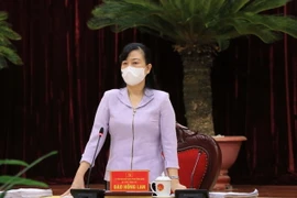 Bí thư Tỉnh ủy Bắc Ninh Đào Hồng Lan. (Ảnh: Thanh Thương/TTXVN)