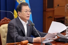 Tổng thống Hàn Quốc Moon Jae-in. (Ảnh: Yonhap/TTXVN)
