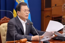 Tổng thống Hàn Quốc Moon Jae-in. (Ảnh: Yonhap/TTXVN)