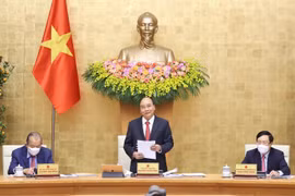 Thủ tướng Nguyễn Xuân Phúc phát biểu. (Ảnh: Thống Nhất/TTXVN)