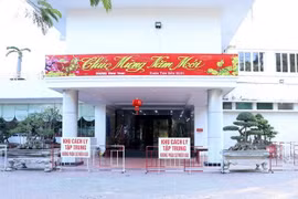 Khu cách ly tập trung tại Hải Phòng. (Ảnh: Minh Thu/TTXVN)