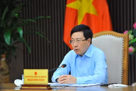 Phó Thủ tướng Thường trực Phạm Bình Minh kết luận họp. (Ảnh: Minh Đức/TTXVN)