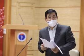 Ông Lương Ngọc Khuê, Cục trưởng Cục Quản lý khám chữa bệnh thuộc Bộ Y tế phát biểu. (Ảnh: Minh Quyết/TTXVN)