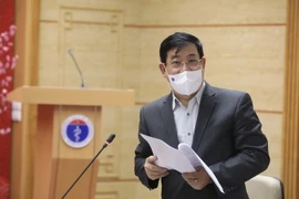 Ông Lương Ngọc Khuê, Cục trưởng Cục Quản lý khám chữa bệnh thuộc Bộ Y tế phát biểu. (Ảnh: Minh Quyết/TTXVN)