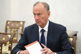 Thư ký Hội đồng an ninh LB Nga Nikolai Patrushev tham dự cuộc họp ở Moskva, Nga. (Ảnh: AFP/TTXVN)