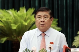 Ông Nguyễn Thành Phong, Ủy viên Trung ương Đảng, Phó Bí thư Thành ủy, Chủ tịch Ủy ban Nhân dân Thành phố Hồ Chí Minh. (Ảnh: TTXVN phát)
