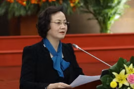 Bà Phạm Thị Thanh Trà, Ủy viên Trung ương Đảng, Bộ trưởng Bộ Nội vụ. (Ảnh: Văn Điệp/TTXVN)