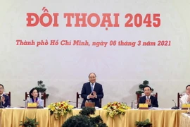 [Photo] Thủ tướng Nguyễn Xuân Phúc chủ trì cuộc “Đối thoại 2045” 