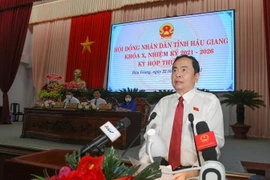 Phó Chủ tịch thường trực Quốc hội Trần Thanh Mẫn phát biểu chỉ đạo. (Ảnh: Duy Khương/TTXVN)