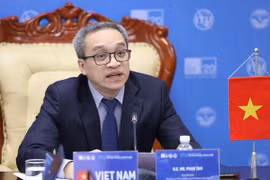 Thứ trưởng Bộ Thông tin và Truyền thông Phan Tâm. (Ảnh: Thanh Tùng/TTXVN)