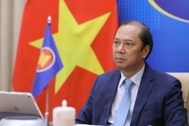 Thứ trưởng Bộ Ngoại giao Nguyễn Quốc Dũng, Trưởng SOM ASEAN Việt Nam dự. (Ảnh: Nguyễn Điệp/TTXVN)