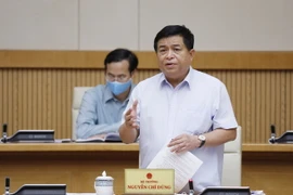 Bộ trưởng Bộ Kế hoạch và Đầu tư Nguyễn Chí Dũng. (Ảnh: Dương Giang/TTXVN)