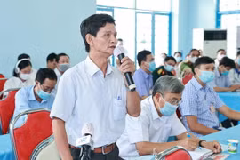Cử tri Thành phố Hồ Chí Minh. (Ảnh: Thống Nhất/TTXVN)