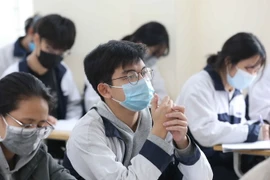 Học sinh THPT Hà Nội. (Ảnh: Thanh Tùng/TTXVN)