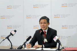 Bộ trưởng Công thương Chan Chun Sing. (Ảnh: Lê Dương/TTXVN)