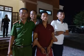 Đối tượng Triệu Quân Sự bị bắt giữ.