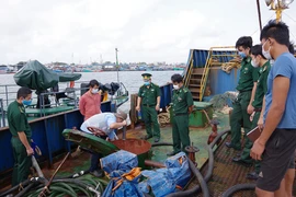 Hiện trường vụ bắt giữ.