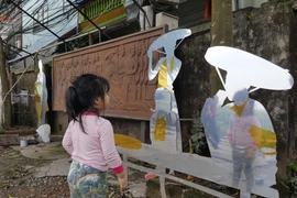 [Photo] Bãi rác "hóa" thành không gian sáng tạo nghệ thuật độc đáo