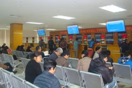 Bộ phận một cửa của quận Long Biên, Hà Nội. (Nguồn: hanoi.gov.vn)