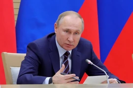 Tổng thống Nga Vladimir Putin trong bài phát biểu tại Moskva ngày 16/1/2020. (Nguồn: AFP/TTXVN)