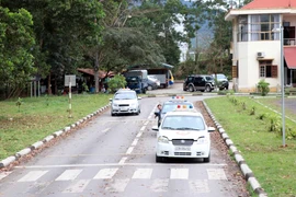 Trung tâm dạy nghề sát hạch lái xe Tuyên Quang. (Ảnh Quang Đán/TTXVN)