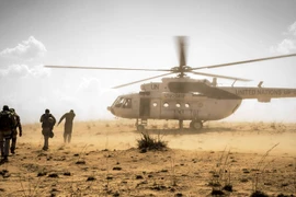 Máy bay trực thăng chở lực lượng gìn giữ hòa bình tại Mali - MINUSMA. (Nguồn: news.un.org)