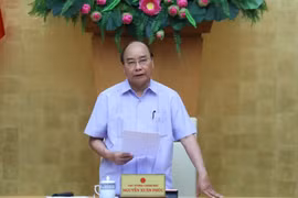 Thủ tướng Nguyễn Xuân Phúc phát biểu. (Ảnh: Thống Nhất/TTXVN) 