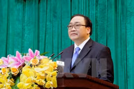 Ông Hoàng Trung Hải, Ủy viên Bộ Chính trị, Bí thư Thành ủy Hà Nội. (Nguồn: TTXVN)